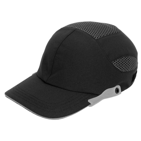 Bump Cap Baseball Hat – Hard Protective, Adjustable & Stylish Black & Grey Edge