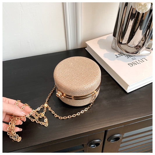 Women's Fashion Rhinestone-encrusted Chain Shoulder Messenger Bag