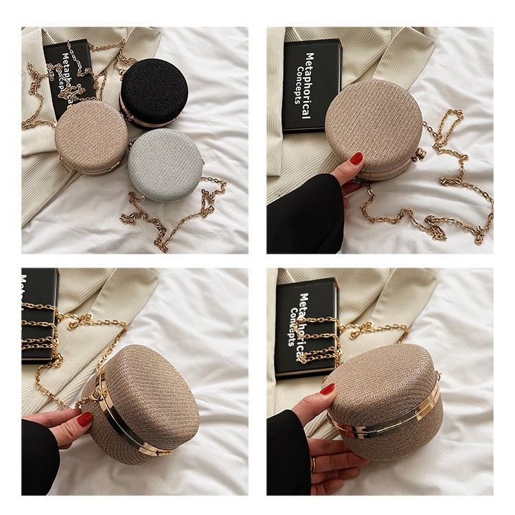 Women's Fashion Rhinestone-encrusted Chain Shoulder Messenger Bag