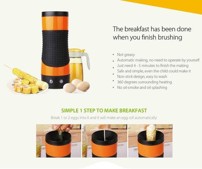 Vertical Egg Cooker – Fast & Easy Boiled, Poached & Omelette Maker