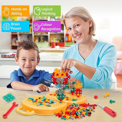 DIY Creative Screw Puzzle Suitcase