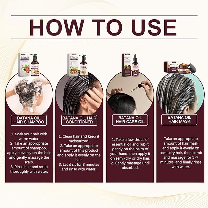 EELHOE - Batana Oil Hair Care Set (Original)