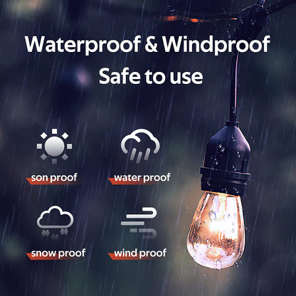 Waterproof LED Garden String Light