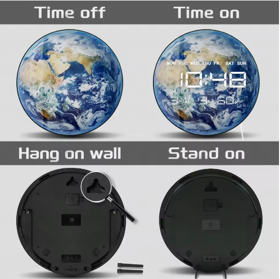 Jiugong - LED Planet Electronic Clock