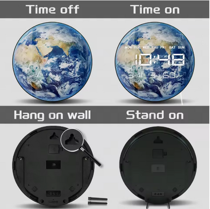 Jiugong - LED Planet Electronic Clock