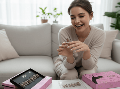 Febble - Burgundy Luxe Gem Nails (Original)