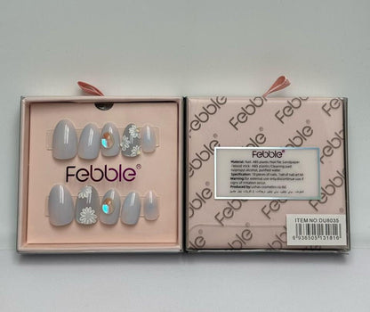 Febble - French Crystal Tip Press-On Nails (Original)