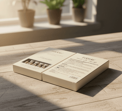 Febble - Stiletto Nude Black Cross Press-On Nails (Original)